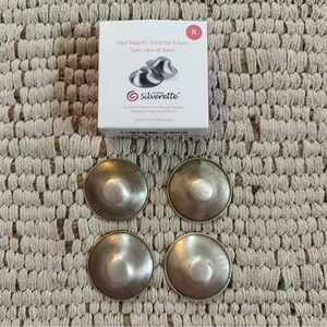 SIlverette Silver Nursing Cups - Two Pairs